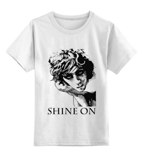 Заказать детскую футболку в Москве. Детская футболка классическая унисекс Syd Barret Shine on от Андрей - готовые дизайны и нанесение принтов.