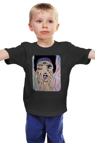 Заказать детскую футболку в Москве. Детская футболка классическая унисекс Арт от Nina Hartles от Hartles - готовые дизайны и нанесение принтов.