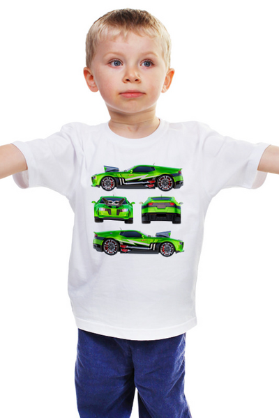 Заказать детскую футболку в Москве. Детская футболка классическая унисекс Hot Wheels от balden - готовые дизайны и нанесение принтов.