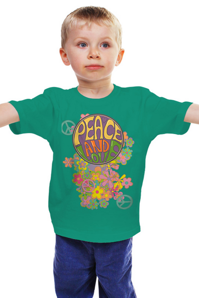Заказать детскую футболку в Москве. Детская футболка классическая унисекс В стиле «Дети цветов» от Andy Quarry - готовые дизайны и нанесение принтов.