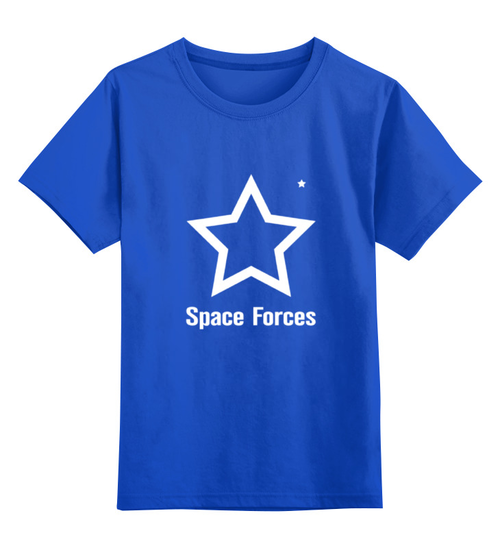 Заказать детскую футболку в Москве. Детская футболка классическая унисекс Космические войска от Djimas Leonki - готовые дизайны и нанесение принтов.