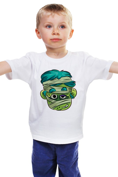 Заказать детскую футболку в Москве. Детская футболка классическая унисекс Маска от Илья Щеблецов - готовые дизайны и нанесение принтов.