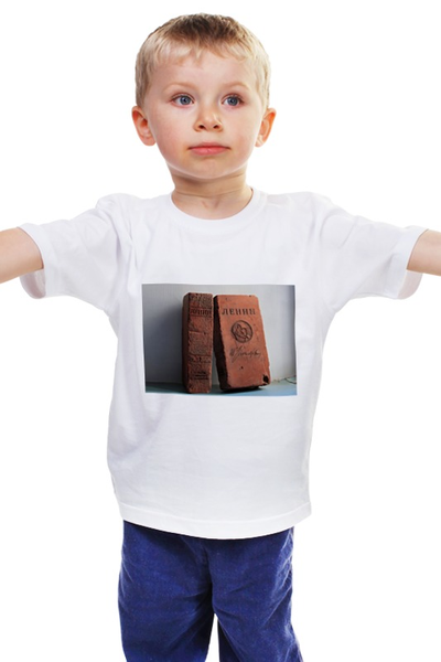Заказать детскую футболку в Москве. Детская футболка классическая унисекс Тяжелая ноша от игорь попов - готовые дизайны и нанесение принтов.