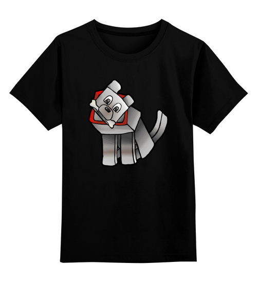 Заказать детскую футболку в Москве. Детская футболка классическая унисекс Minecraft  от cherdantcev - готовые дизайны и нанесение принтов.