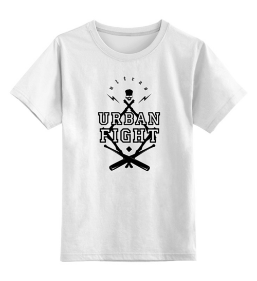Заказать детскую футболку в Москве. Детская футболка классическая унисекс URBAN FIGHT от Алексс Неро - готовые дизайны и нанесение принтов.