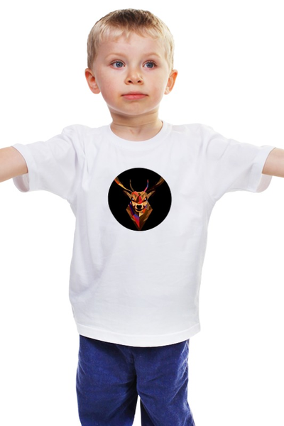 Заказать детскую футболку в Москве. Детская футболка классическая унисекс арт-животные от Markov - готовые дизайны и нанесение принтов.