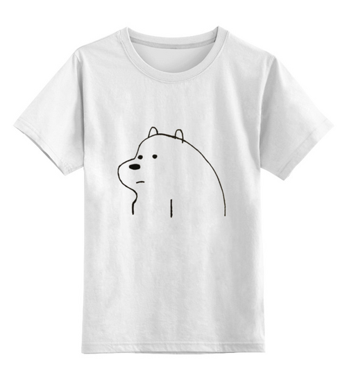 Заказать детскую футболку в Москве. Детская футболка классическая унисекс Медведь  от miss.katarjina@yandex.ru - готовые дизайны и нанесение принтов.