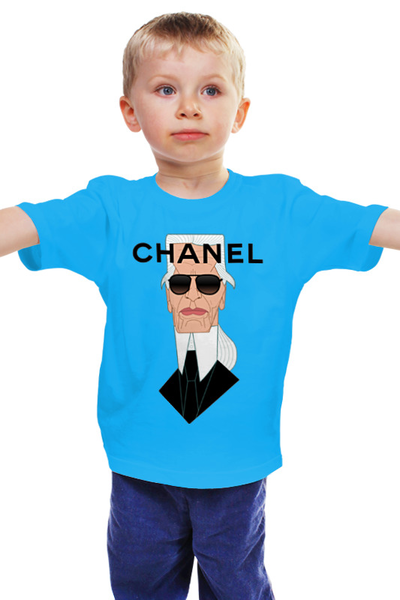 Заказать детскую футболку в Москве. Детская футболка классическая унисекс Chanel от Leichenwagen - готовые дизайны и нанесение принтов.