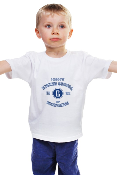 Заказать детскую футболку в Москве. Детская футболка классическая унисекс Мужская вшэ от dyzel - готовые дизайны и нанесение принтов.