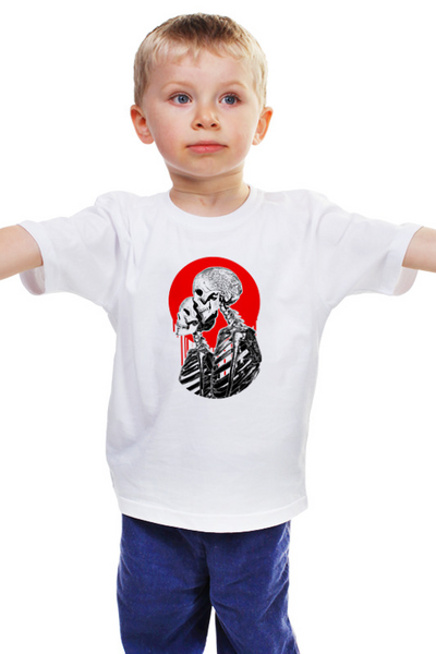 Заказать детскую футболку в Москве. Детская футболка классическая унисекс До самого конца от Дана Столыпина - готовые дизайны и нанесение принтов.