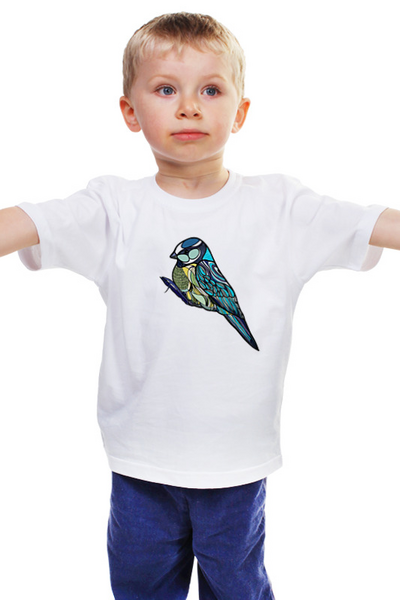 Заказать детскую футболку в Москве. Детская футболка классическая унисекс Sinitsa от Darya Mink - готовые дизайны и нанесение принтов.
