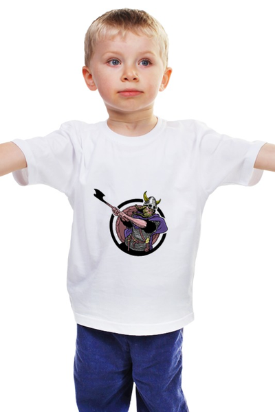 Заказать детскую футболку в Москве. Детская футболка классическая унисекс Викинг от YellowCloverShop - готовые дизайны и нанесение принтов.