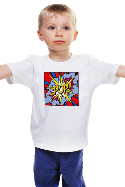 Заказать детскую футболку в Москве. Детская футболка классическая унисекс Pop art от dizer - готовые дизайны и нанесение принтов.