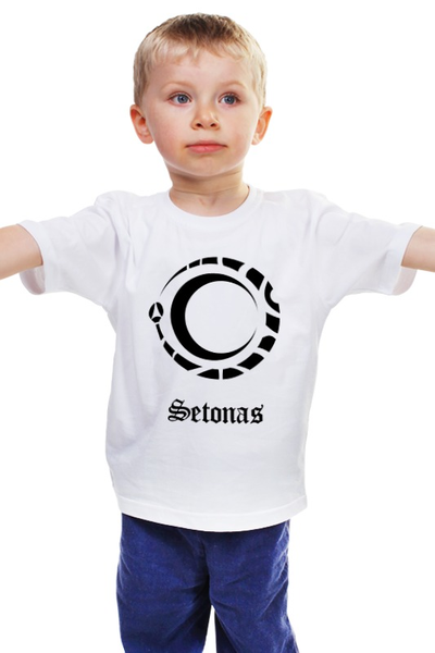 Заказать детскую футболку в Москве. Детская футболка классическая унисекс Setonas от zaabjuda@gmail.com - готовые дизайны и нанесение принтов.