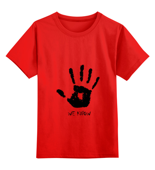 Заказать детскую футболку в Москве. Детская футболка классическая унисекс Темное братство от Елисей Куксин - готовые дизайны и нанесение принтов.