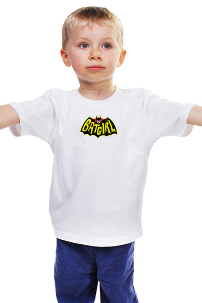 Заказать детскую футболку в Москве. Детская футболка классическая унисекс Batgirl  от ПРИНТЫ ПЕЧАТЬ  - готовые дизайны и нанесение принтов.