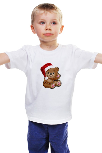 Заказать детскую футболку в Москве. Детская футболка классическая унисекс Мишка от queen  - готовые дизайны и нанесение принтов.