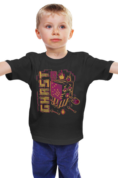 Заказать детскую футболку в Москве. Детская футболка классическая унисекс Ghast от PrintGamer  - готовые дизайны и нанесение принтов.