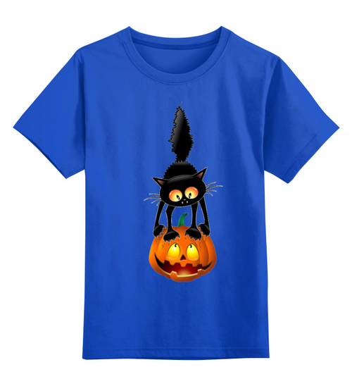 Заказать детскую футболку в Москве. Детская футболка классическая унисекс Halloween от ПРИНТЫ ПЕЧАТЬ  - готовые дизайны и нанесение принтов.