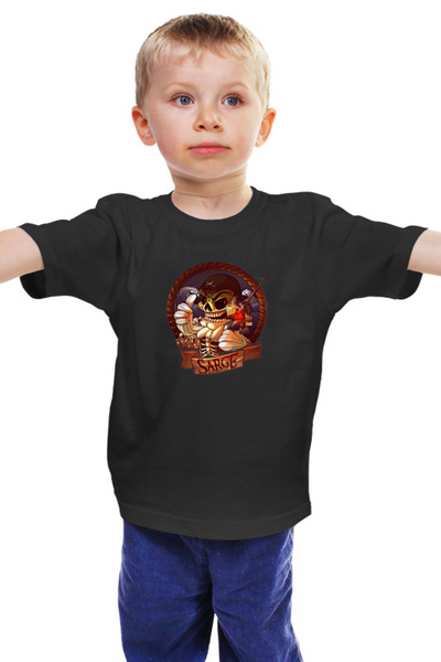 Заказать детскую футболку в Москве. Детская футболка классическая унисекс Sarge от ПРИНТЫ ПЕЧАТЬ  - готовые дизайны и нанесение принтов.