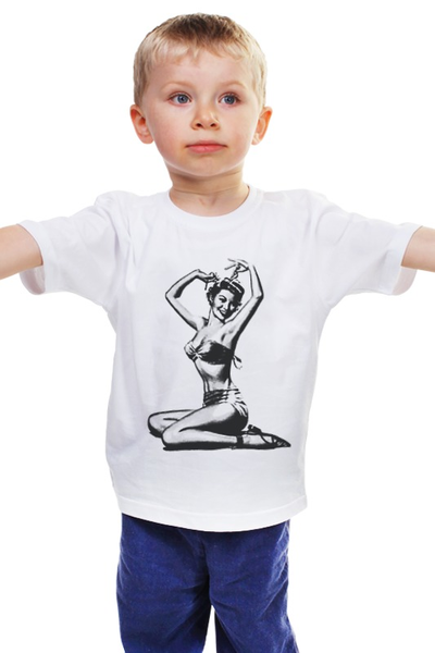 Заказать детскую футболку в Москве. Детская футболка классическая унисекс Пинап от ideboshir - готовые дизайны и нанесение принтов.