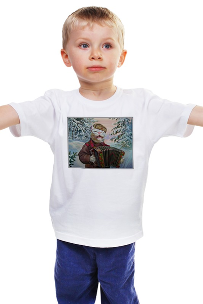 Заказать детскую футболку в Москве. Детская футболка классическая унисекс Animal Art от Leichenwagen - готовые дизайны и нанесение принтов.