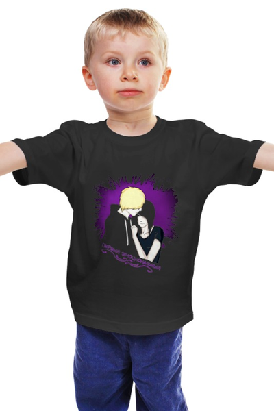 Заказать детскую футболку в Москве. Детская футболка классическая унисекс Emo Love E-ONE от Александра Кеда - готовые дизайны и нанесение принтов.