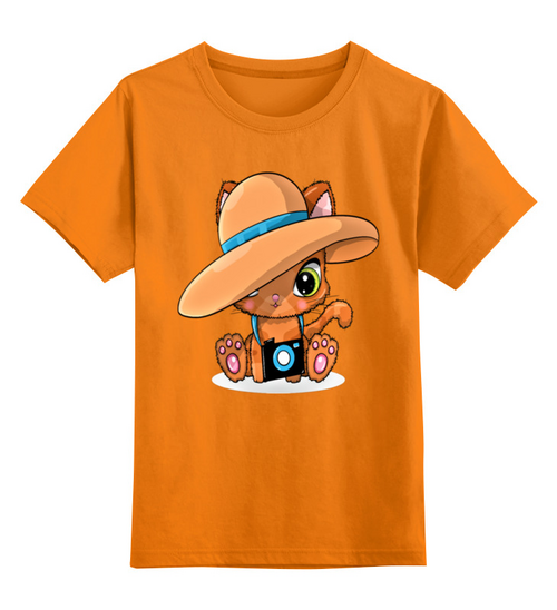 Заказать детскую футболку в Москве. Детская футболка классическая унисекс Турист от T-shirt print  - готовые дизайны и нанесение принтов.