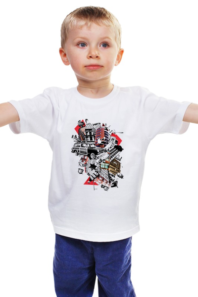 Заказать детскую футболку в Москве. Детская футболка классическая унисекс Мусорный ветер от ПРИНТЫ ПЕЧАТЬ  - готовые дизайны и нанесение принтов.