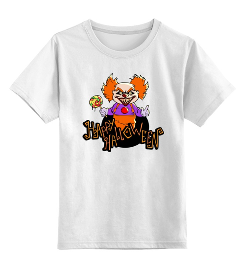 Заказать детскую футболку в Москве. Детская футболка классическая унисекс Хэллоуин от originals - готовые дизайны и нанесение принтов.