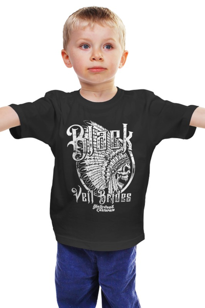 Заказать детскую футболку в Москве. Детская футболка классическая унисекс Black Veil Brides от geekbox - готовые дизайны и нанесение принтов.