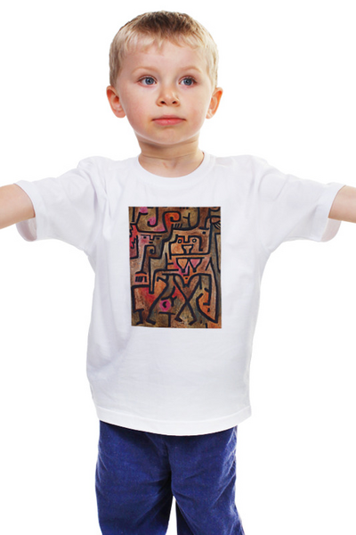 Заказать детскую футболку в Москве. Детская футболка классическая унисекс Лесные ведьмы (Пауль Клее) от trend - готовые дизайны и нанесение принтов.