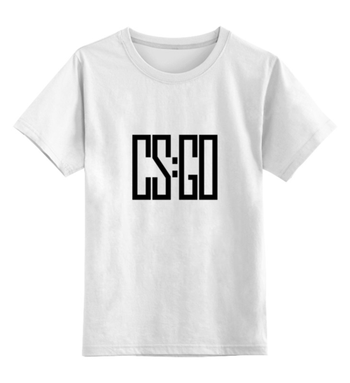 Заказать детскую футболку в Москве. Детская футболка классическая унисекс CS:GO от bd-art  - готовые дизайны и нанесение принтов.