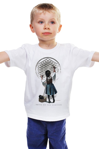 Заказать детскую футболку в Москве. Детская футболка классическая унисекс Bring Me The Horizon девочка от inPrintio - готовые дизайны и нанесение принтов.