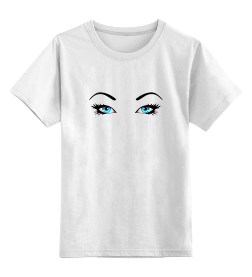 Заказать детскую футболку в Москве. Детская футболка классическая унисекс Глаза от Виктор Гришин - готовые дизайны и нанесение принтов.