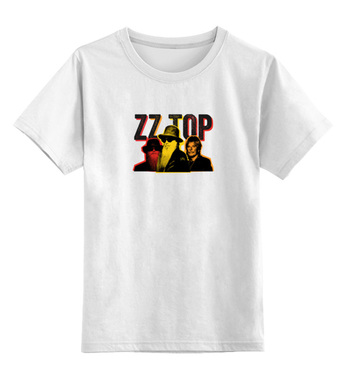 Заказать детскую футболку в Москве. Детская футболка классическая унисекс ZZ TOP от BURNSHIRTS - готовые дизайны и нанесение принтов.