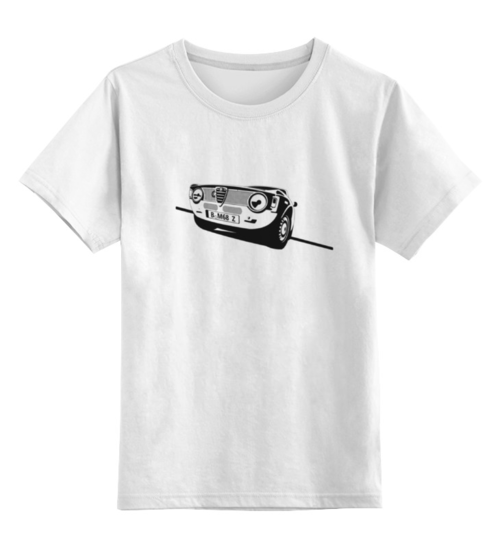 Заказать детскую футболку в Москве. Детская футболка классическая унисекс Retro Alfa Romeo Racing от Mesk08 - готовые дизайны и нанесение принтов.