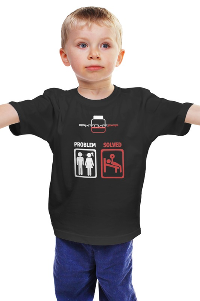 Заказать детскую футболку в Москве. Детская футболка классическая унисекс ФитПит.рф - Спортивное питание от Фит Питрф - готовые дизайны и нанесение принтов.