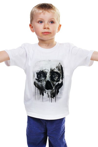 Заказать детскую футболку в Москве. Детская футболка классическая унисекс Это не череп от Александр Шангин - готовые дизайны и нанесение принтов.