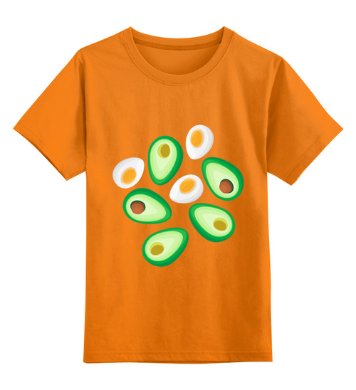 Заказать детскую футболку в Москве. Детская футболка классическая унисекс Салат от IrinkaArt  - готовые дизайны и нанесение принтов.