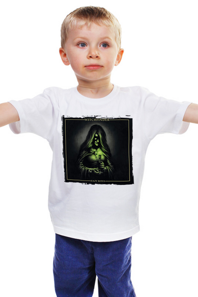 Заказать детскую футболку в Москве. Детская футболка классическая унисекс Охотник за ведьмами от Leichenwagen - готовые дизайны и нанесение принтов.