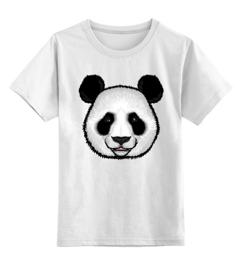 Заказать детскую футболку в Москве. Детская футболка классическая унисекс ✱ PANDA ✱ от balden - готовые дизайны и нанесение принтов.