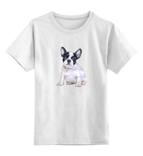 Заказать детскую футболку в Москве. Детская футболка классическая унисекс щенок от THE_NISE  - готовые дизайны и нанесение принтов.