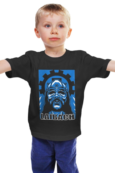 Заказать детскую футболку в Москве. Детская футболка классическая унисекс Laibach / Milan Fras от OEX design - готовые дизайны и нанесение принтов.