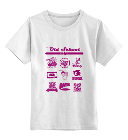 Заказать детскую футболку в Москве. Детская футболка классическая унисекс "The Old School 90" Series от Octopuslabel - готовые дизайны и нанесение принтов.