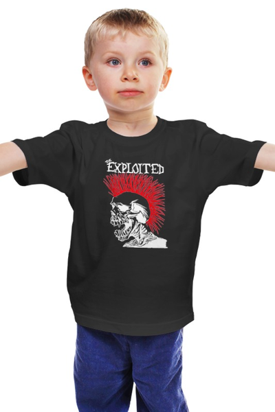 Заказать детскую футболку в Москве. Детская футболка классическая унисекс The Exploited от Leichenwagen - готовые дизайны и нанесение принтов.