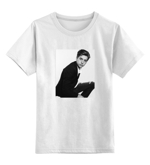 Заказать детскую футболку в Москве. Детская футболка классическая унисекс Cole Sprouse от Polilog - готовые дизайны и нанесение принтов.
