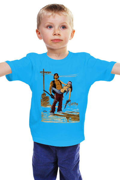 Заказать детскую футболку в Москве. Детская футболка классическая унисекс Machete от josephina_ogrizkina - готовые дизайны и нанесение принтов.