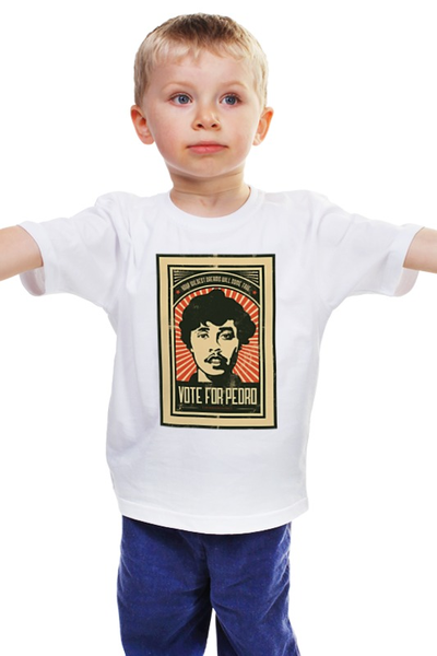 Заказать детскую футболку в Москве. Детская футболка классическая унисекс Наполеон Динамит от cherdantcev - готовые дизайны и нанесение принтов.