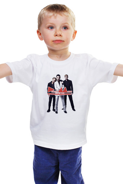 Заказать детскую футболку в Москве. Детская футболка классическая унисекс Depeche Mode - The Band от Black Pimpf - готовые дизайны и нанесение принтов.